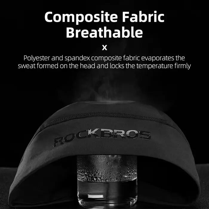 Casquette de Cyclisme Rockbros Pour Hommes Style Sportif Coupe-Vent Protection Solaire Occasions Plein Air