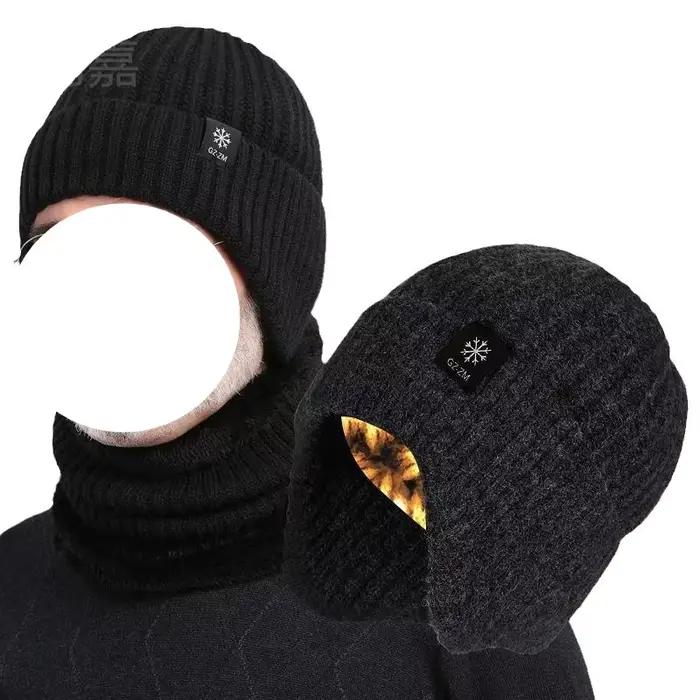 Chapeau pour hommes hiver chaud tricoté
