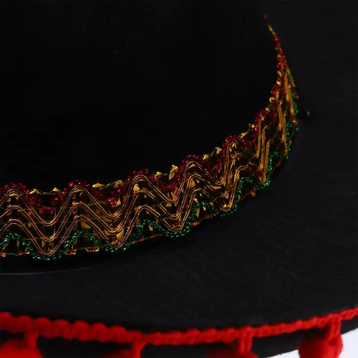 Chapeau mexicain en feutre à large bord