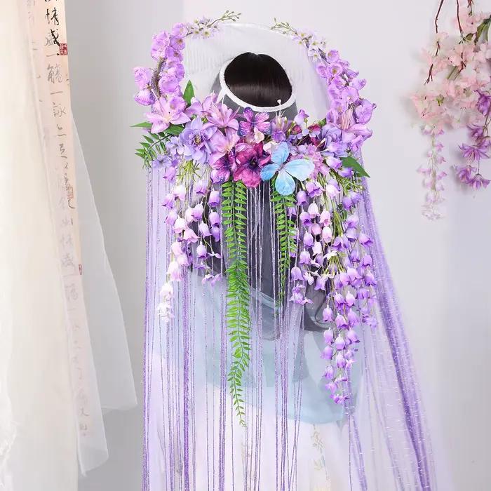 Chapeau à voile Hanfu pour femmes