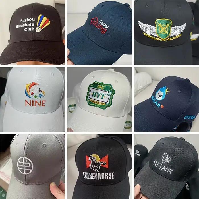Casquettes de baseball personnalisées Chapeau Logo personnalisé Casquette pour hommes Hip Hop Snapback Réglable Broderie Impression DIY Logo d'équipe Casquettes de baseball de créateur