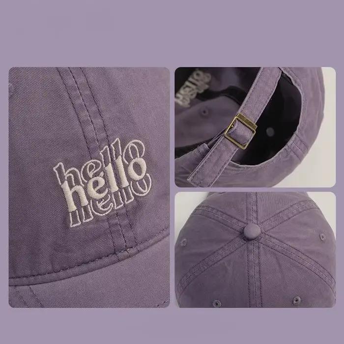 Casquette de baseball en maille brodée pour hommes et femmes
