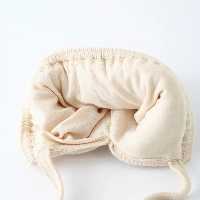 Chapeau d'hiver mignon en Crochet pour bébé