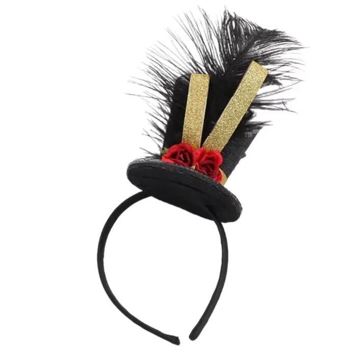 Déguisement fête de carnaval bandeau Vintage chevalier Protection solaire chapeau haut-de-forme de soldat jeu de rôle