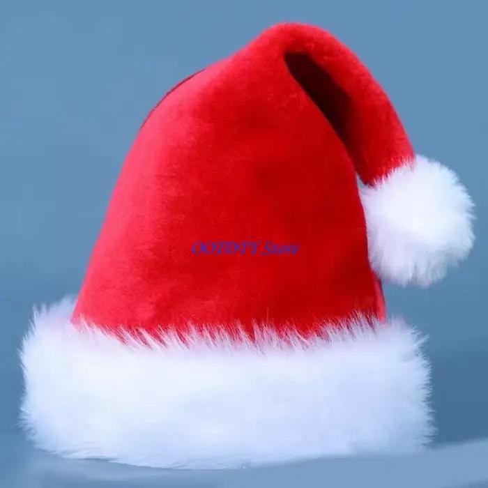 Chapeau père noël 367A avec bord blanc