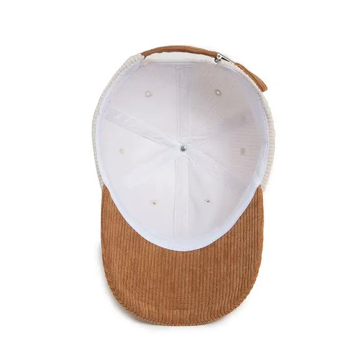 Casquette de baseball en velours côtelé unisexe, style sport, patchwork, réglable, pour homme et femme, occasions hip hop et sportives de plein air