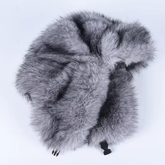 Chapeau de luxe russe en fausse fourrure pour femmes ushanka 2026 design trapper bomber chapeau hiver neige élégant occassionnels