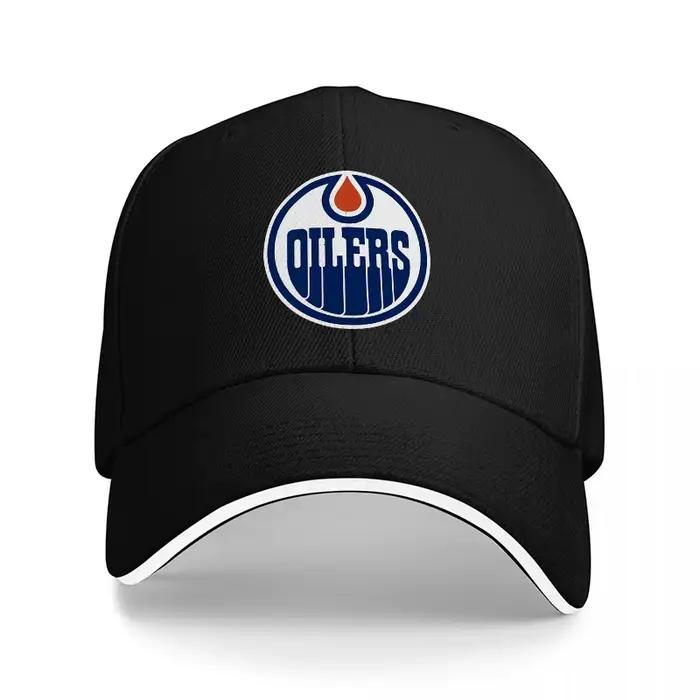 Casquette de baseball avec logo des Oilers d'Edmonton