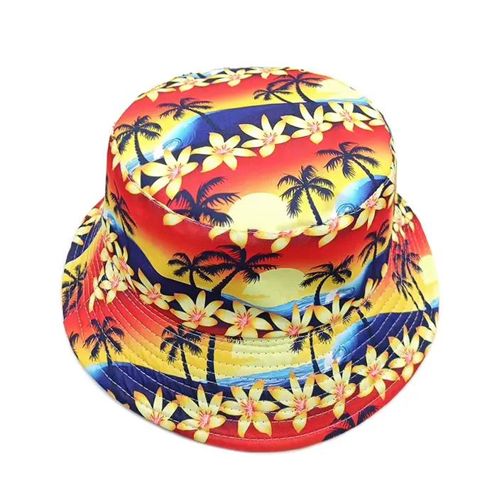 Casquettes de plage et de voyage en plein air avec motif hawaïen Bocca