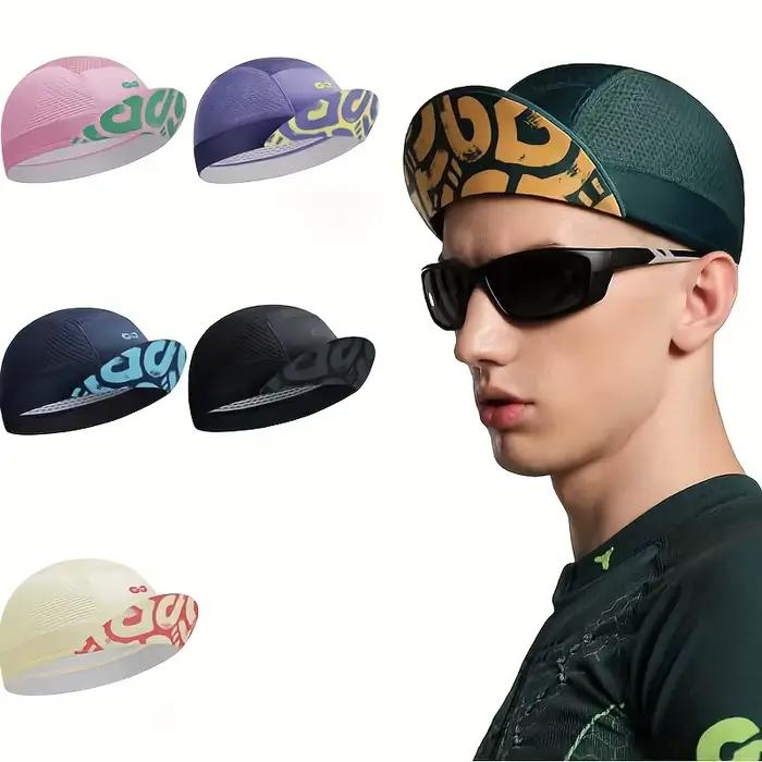 Casquette de Cyclisme Pare-Soleil Polyesters Multicolore Protection Solaire Occasions Extérieures Vélo Randonnée Pêche