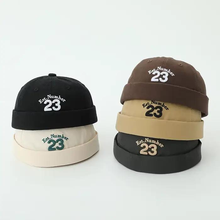 Casquette Docker rétro avec lettres pour bébé