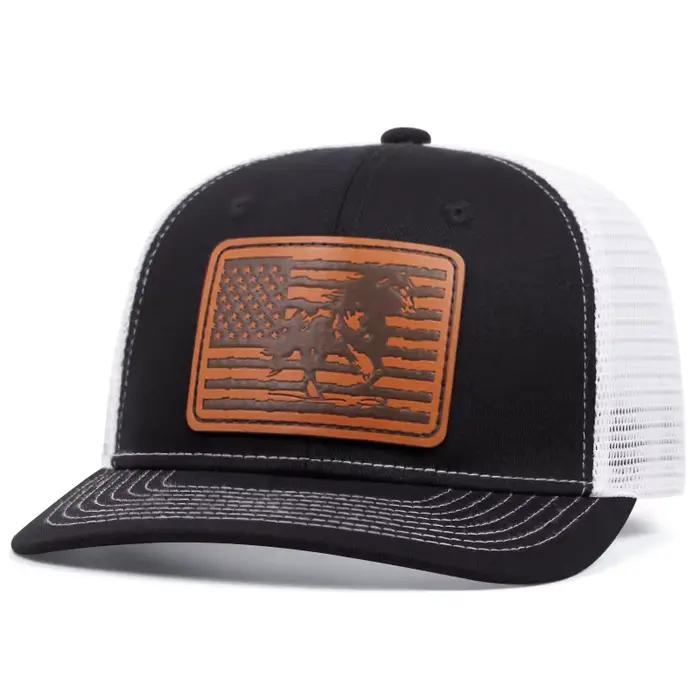 Casquette de baseball Richardson Mustang en polyester avec impression unique pour hommes et femmes, décontractée et polyvalente pour toutes les saisons