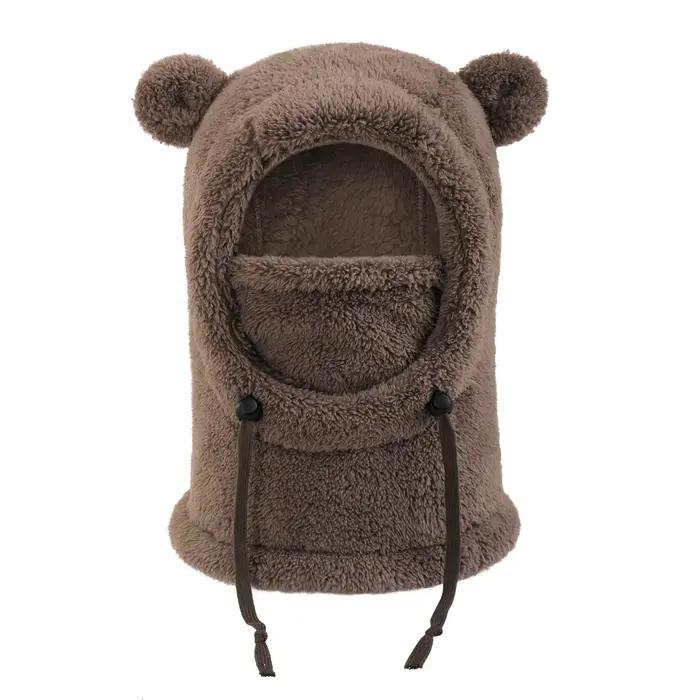 Cagoule oreilles d'ours pour hommes et femmes