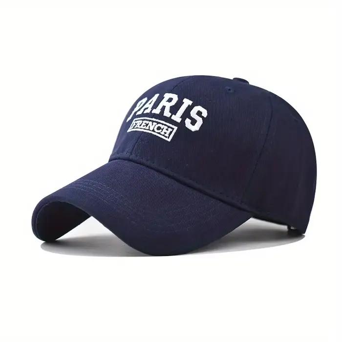 Casquette de baseball unisexe brodée New Paris