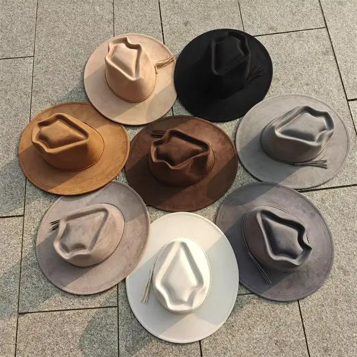 Casquette en forme de pointe de flèche chapeau en daim coeur