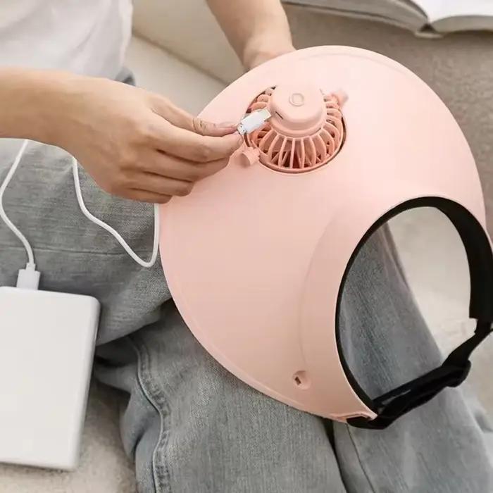 Casquette ventilée d'été anti-UV tendance avec ventilateur intégré