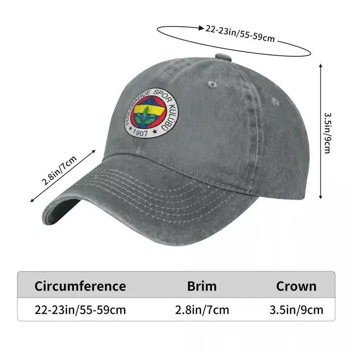 Casquette de baseball Fenerbahce unisexe imprimée protection solaire confortable pour les activités de plein air et les sorties quotidiennes