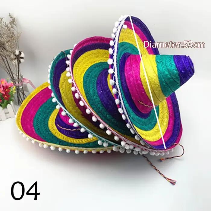 Chapeau de fête mexicain coloré