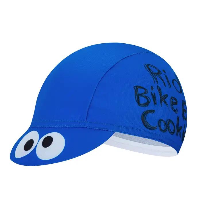 Nouveau Été respirant bleu casquette de cyclisme hommes et femmes chapeau de vélo drôle