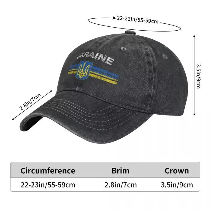Casquette d'été pare-soleil 21e emblème Ukraine Feel Hip Hop Cowboy