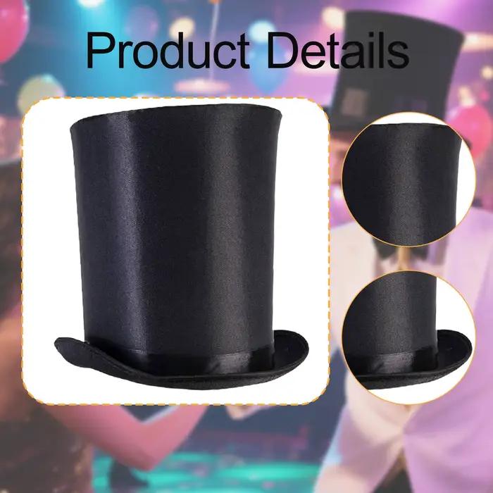 Chapeau haut-de-forme fournitures de fête bricolage Steampunk nouveauté accessoire de déguisement de luxe Costume formel pour les fêtes d'anniversaire Halloween Noël