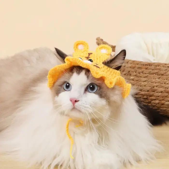 Chapeau de grenouille en crochet fait main