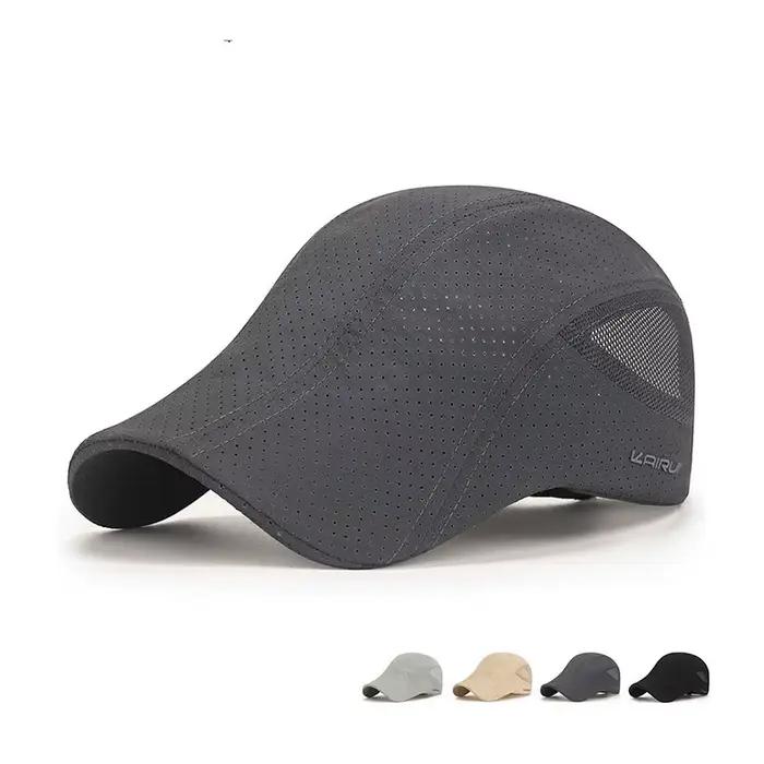 Nouveau Chapeau avant respirant perforé au Laser pour casquette Bailey pare-soleil pour hommes en été