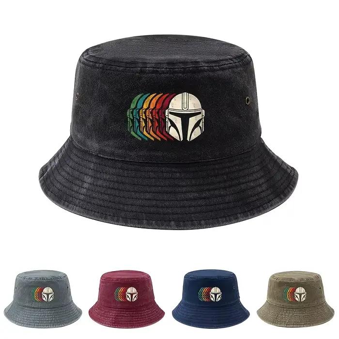 Chapeau bob unisexe à imprimé arc-en-ciel tendance | Léger
