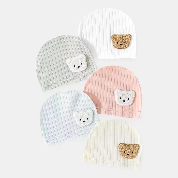 Bonnets doux pour bébé de 0 à 3 mois