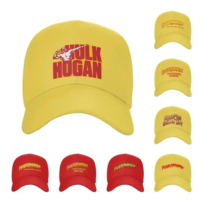 Hulkamania Hulk Hogan casquette unisexe Hip Hop chapeaux camionneur chapeau casquettes de soleil réglable Snapback