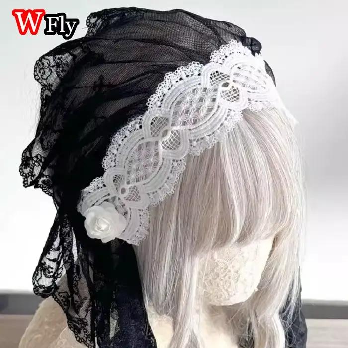 Couvre-chef style voile Steampunk Y2K pour femmes
