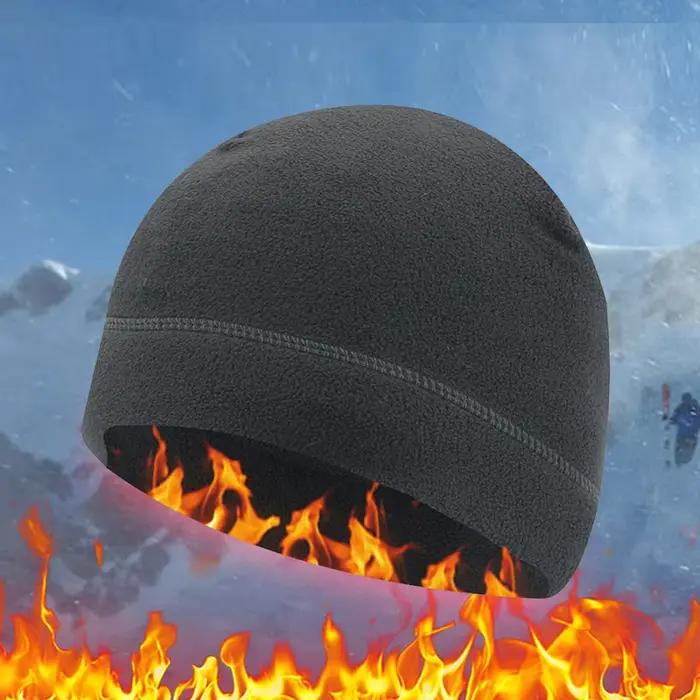 Chapeaux en tissu polaire chaud unisexe