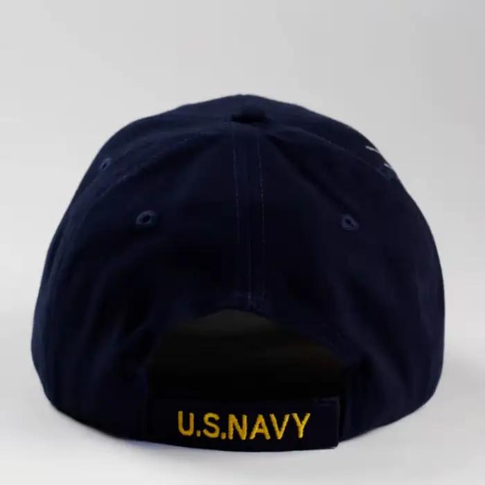Casquette de baseball brodée marine