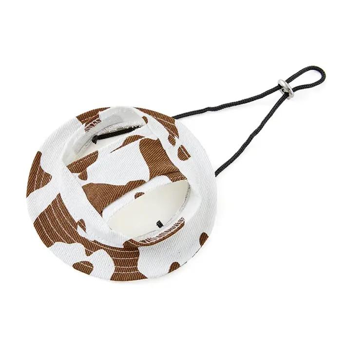 Chapeau d'été en toile pour chien