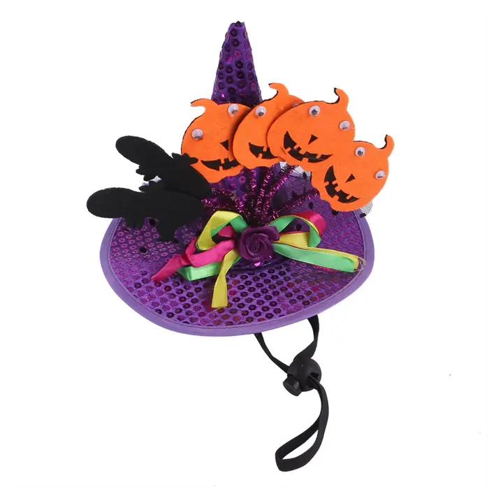 Chapeau d'halloween réglable pour animaux de compagnie