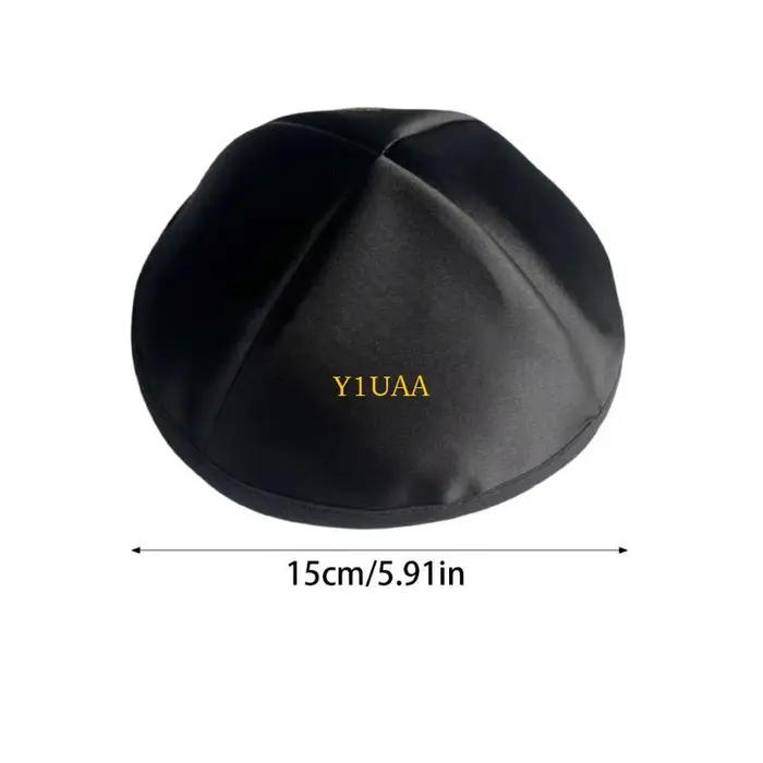 Chapeau juif classique unisexe en polyester tricoté pour cérémonies religieuses et échanges culturels occassions spéciales et décontractées