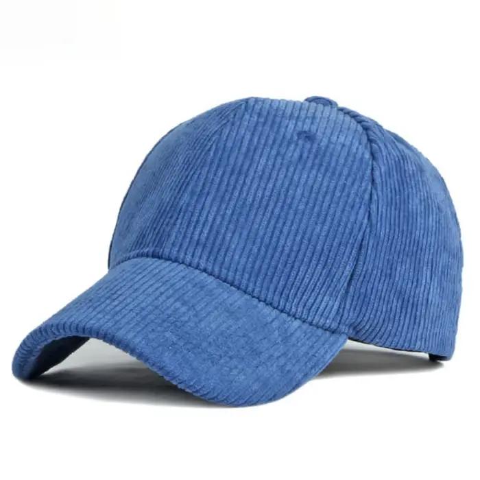 Casquette de Baseball en Velours Côtelé pour Homme