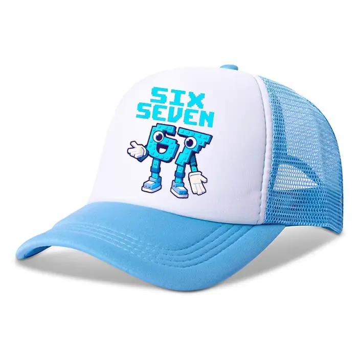 67 Six Seven enfants casquettes de Baseball voler un cerveau dessin animé imprimé chapeau