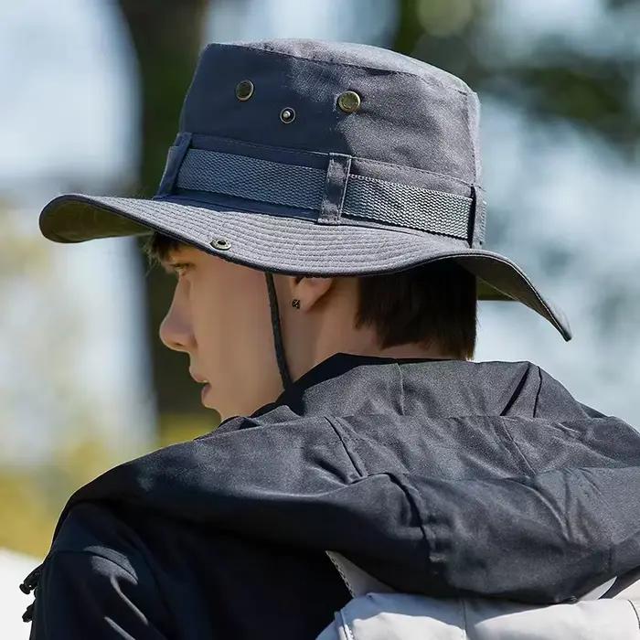 Chapeau à visière de pêche pour hommes