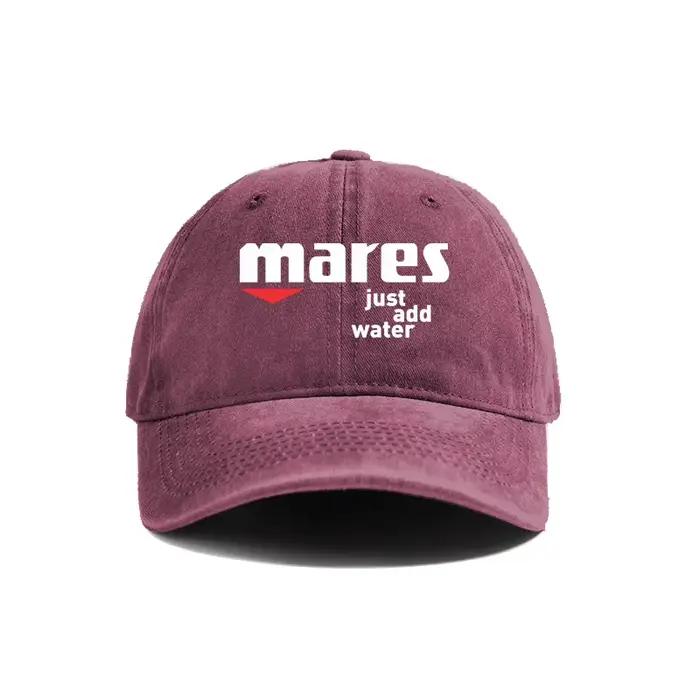 Mares ajouter simplement l'eau en détresse casquette de Baseball Cool hommes rétro en plein air été réglable cadeau papa chapeau MZ-646