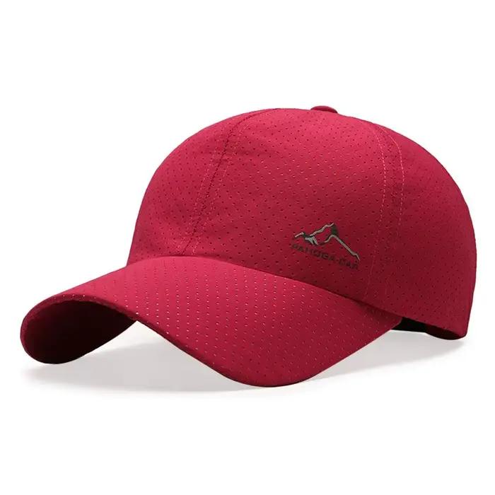 Casquette de baseball décontractée à séchage rapide pour l'été