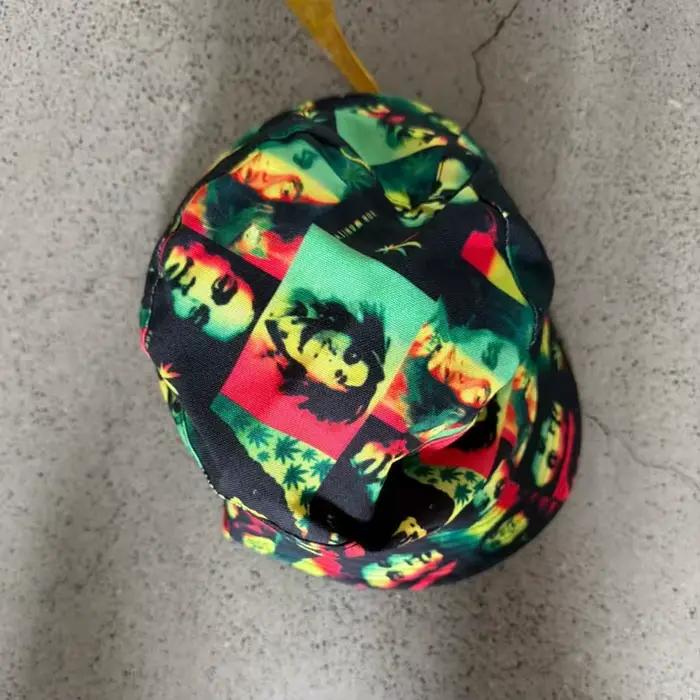 Chapeau Bob Marley Rasta réversible
