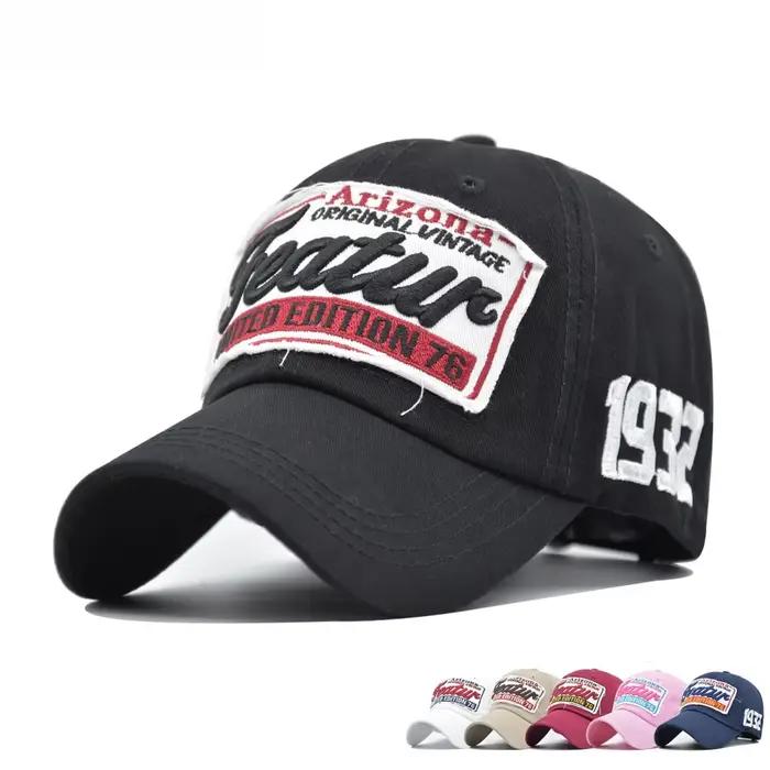 Casquette de Baseball Streetwear rose rouge lettre broderie