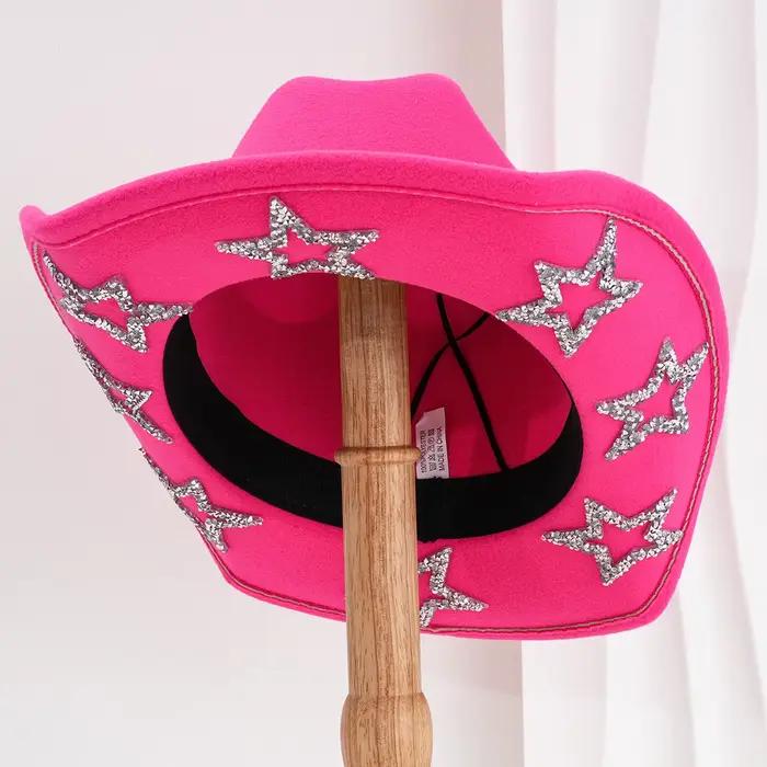 Chapeau de Cowgirl à large bord pour femmes et hommes