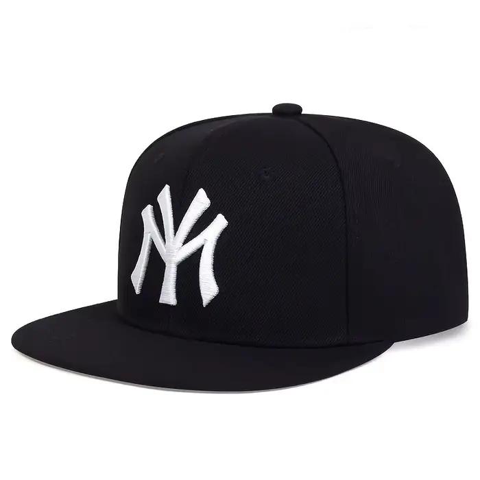 Chapeaux hip-hop brodés de lettres unisexes