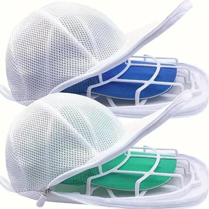 Cage de lavage pour chapeaux avec fermeture éclair - Convient