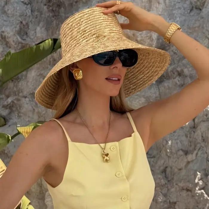 Chapeau d'été en paille