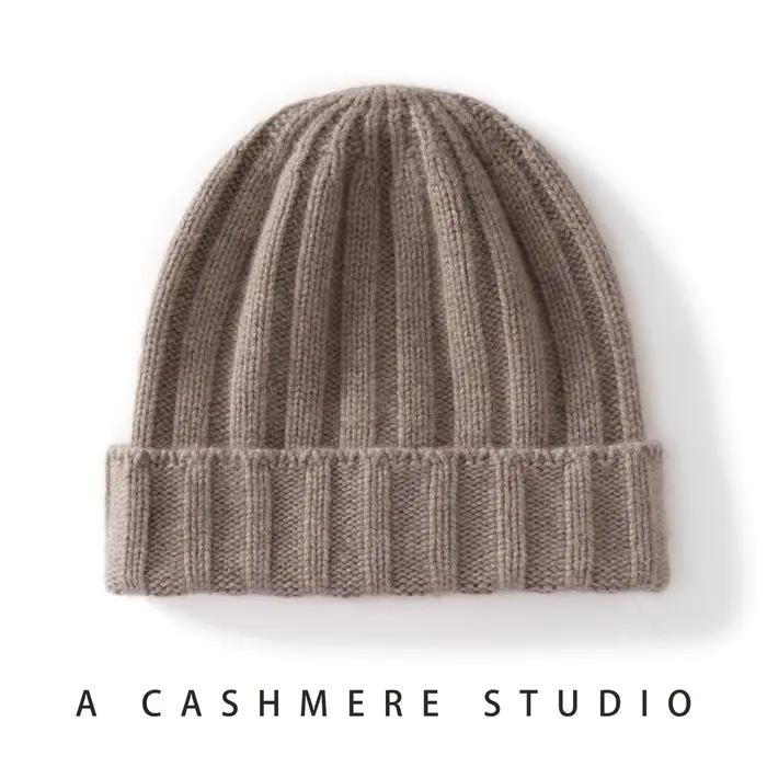MERRILAMB 100% pur cachemire bonnet chapeau unisexe hiver