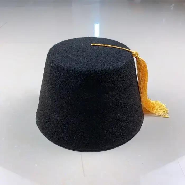 Chapeau Fez rouge, casquette turque pour enfants adultes