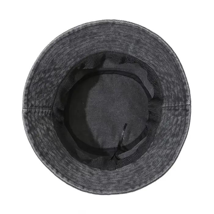 Chapeau seau délavé en coton personnalisé